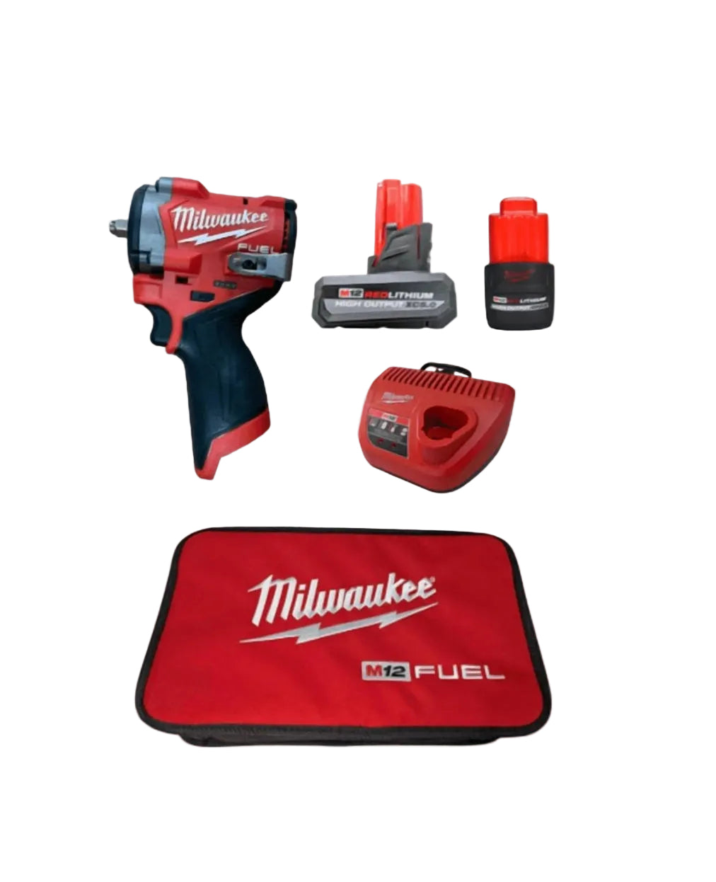 Electric - M12 FUELTRADE Stubby 3/8 Impact Wrench KIT