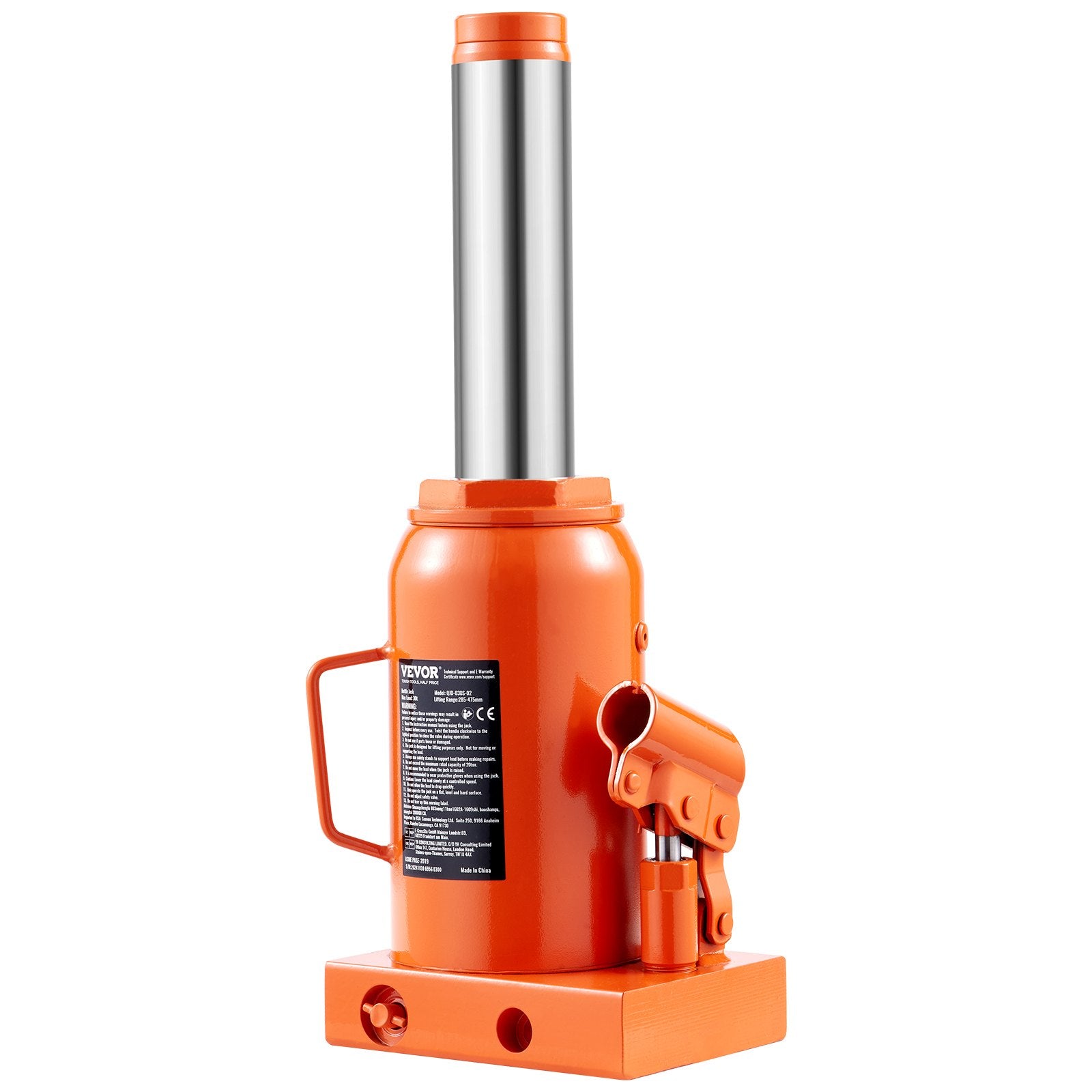 VEVOR 30 Ton, Hydraulic Bottle Jack.